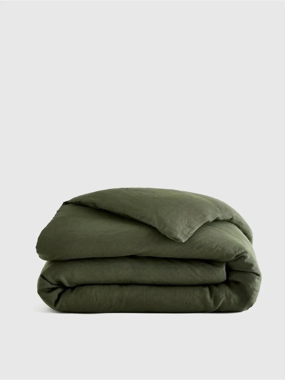 QUINCE European Linen Duvet Cover Full/Queen Pine